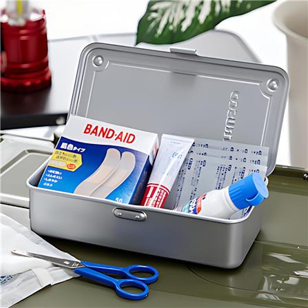 กล่องเครื่องมือเหล็ก 1 ช่อง TRUSCO T-190SV สีเงิน_2