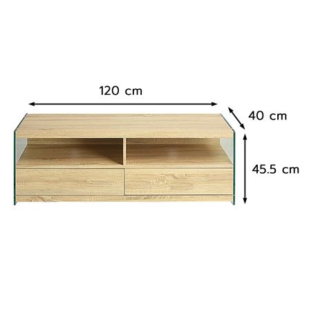 ตู้วางทีวี FURDINI GLOSS 120 ซม. สี NATURAL_1