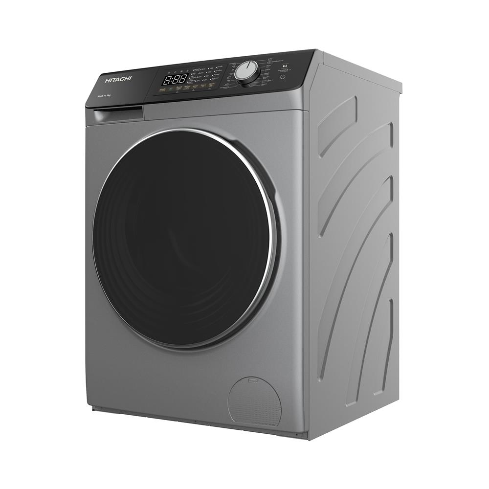 เครื่องซักผ้าฝาหน้า HITACHI BD-1054HVOS 10.5 กก. 1400RPM อินเวอร์เตอร์ สีเทา