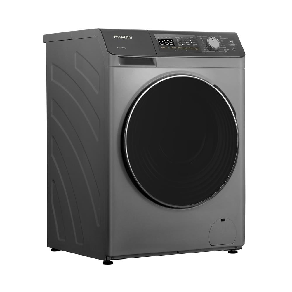 เครื่องซักผ้าฝาหน้า HITACHI BD-1054HVOS 10.5 กก. 1400RPM อินเวอร์เตอร์ สีเทา