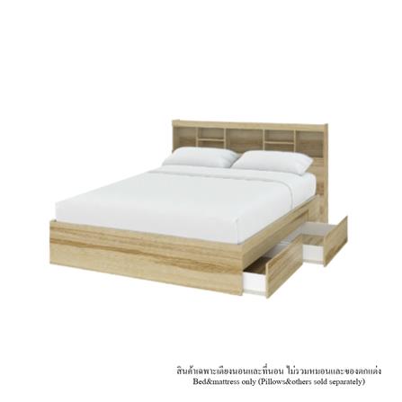 ชุดห้องนอน 5 ฟุต KONCEPT MOLLY 59063751 สีน้ำตาล_1