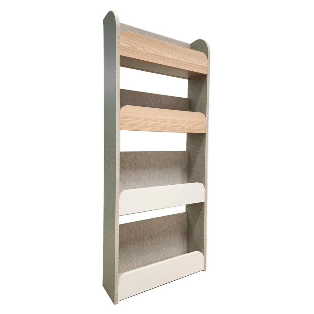 ชั้นวางหนังสือเด็ก FURDINI TORI 50 ซม. สี PINE OAK/ขาว