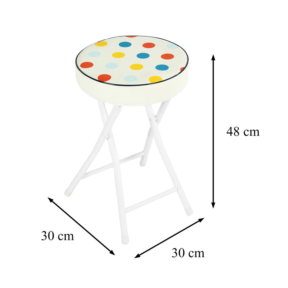 เก้าอี้พับ FURDINI APPLE PU ลายจุด