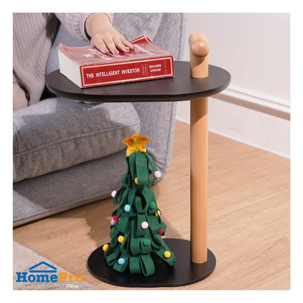 โต๊ะข้าง FURDINI NATURA 28 ซม. สีดำ