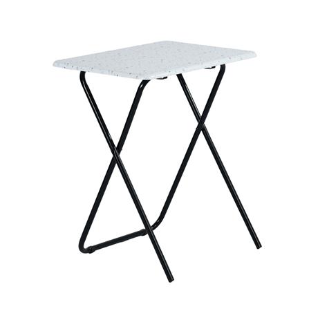 โต๊ะพับ FURDINI TERRAZZO PVC 60x40 ซม. สีเบจ_1