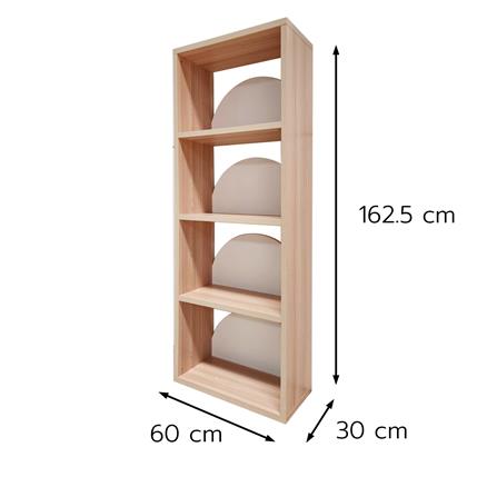 ชั้นวางของโล่ง 5 ชั้น FURDINI DEMI 60 ซม. สี PINE OAK/ขาว_3