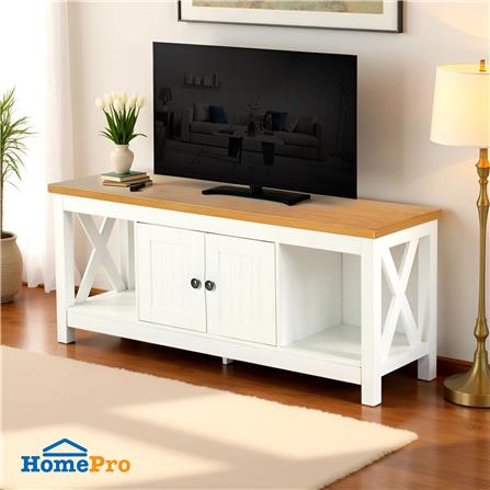 ตู้วางทีวี FURDINI FARM 120 ซม. สีขาว/ไม้_4