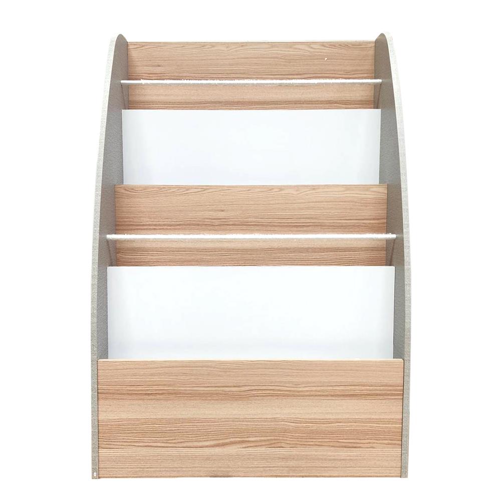 ชั้นวางหนังสือเด็ก FURDINI TORI 80 ซม. สี PINE OAK/ขาว