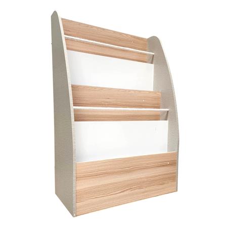ชั้นวางหนังสือเด็ก FURDINI TORI 80 ซม. สี PINE OAK/ขาว_1