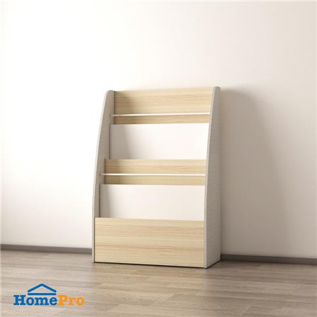 ชั้นวางหนังสือเด็ก FURDINI TORI 80 ซม. สี PINE OAK/ขาว_3