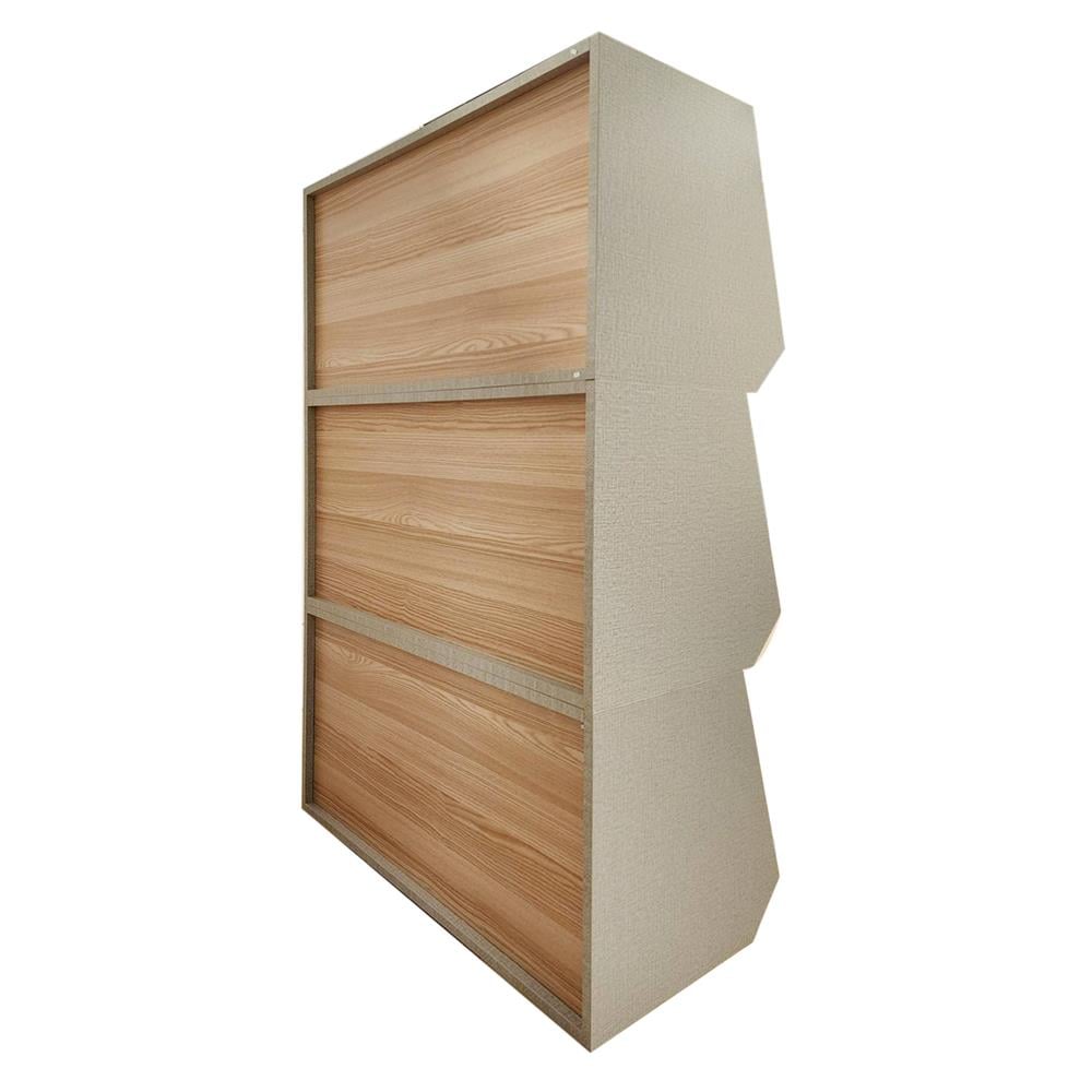 ชั้นวางของเล่นเด็ก FURDINI TORI 80 ซม. สี PINE OAK/ขาว/เทา