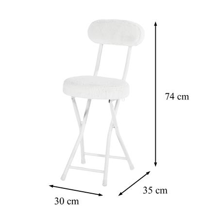 เก้าอี้พับ FURDINI PUFF สีขาว_10
