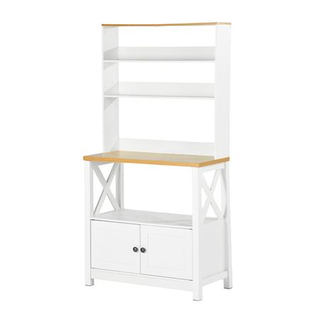 ตู้สูง บานผสม FURDINI FARM 80 ซม. สีขาว/ไม้_0