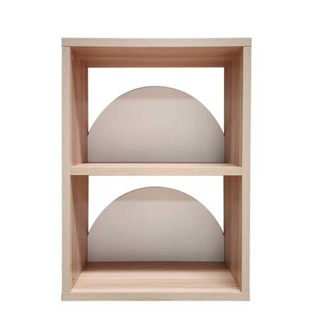 ชั้นวางของโล่ง 3 ชั้น FURDINI DEMI 60 ซม. สี PINE OAK/ขาว_1