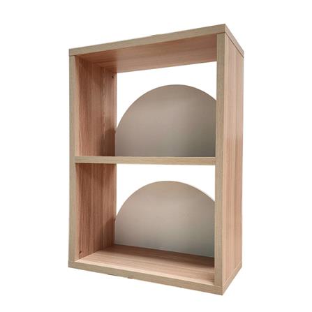 ชั้นวางของโล่ง 3 ชั้น FURDINI DEMI 60 ซม. สี PINE OAK/ขาว_0