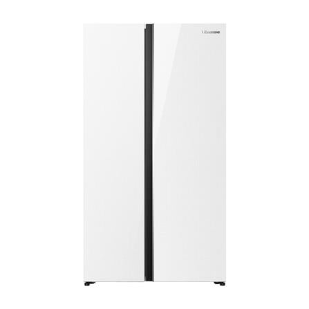ตู้เย็น SIDE BY SIDE HISENSE RS708N4TWU 19.8 คิว กระจกขาว_0