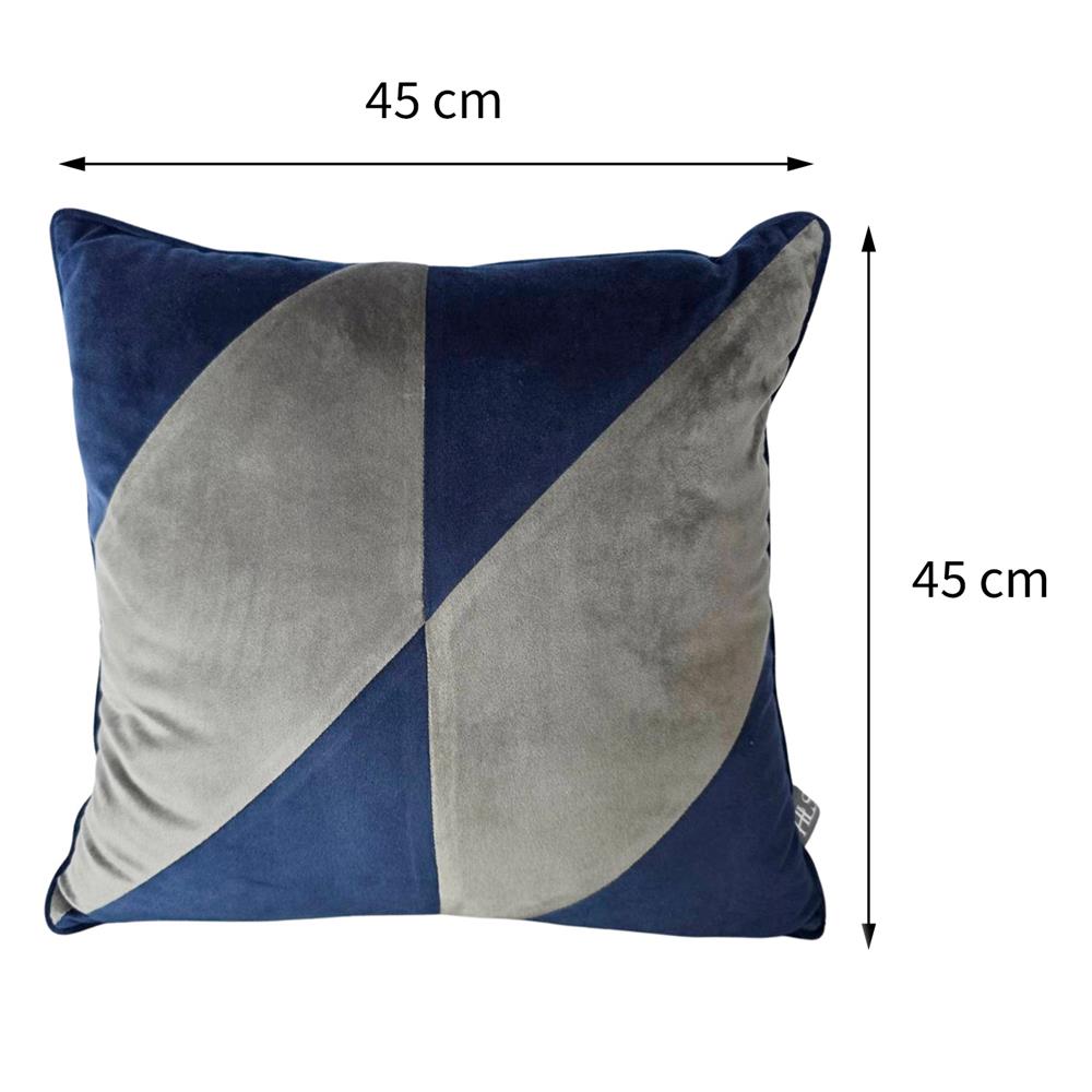 หมอนอิง HOME LIVING STYLE HELLA 18X18 นิ้ว สีน้ำเงิน/เทา
