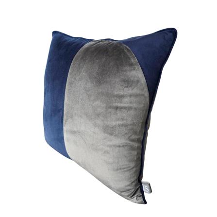 หมอนอิง HOME LIVING STYLE HELIO 18X18 นิ้ว สีน้ำเงิน/เทา_3