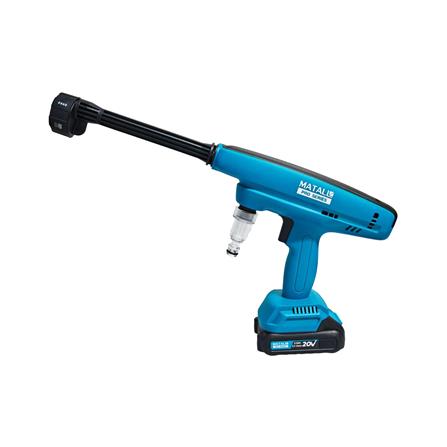 เครื่องฉีดน้ำไร้สาย (พร้อมแบตเตอรี่และแท่นชาร์จ) MATALL PRO M006 15 บาร์ 20 โวลต์_1