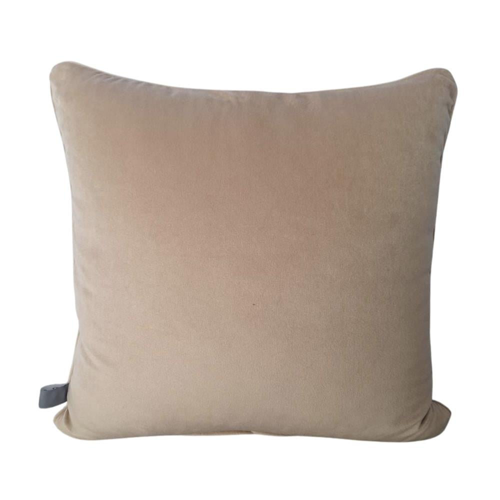 หมอนอิง HOME LIVING STYLE HELIO 18X18 นิ้ว สีน้ำตาล/ครีม