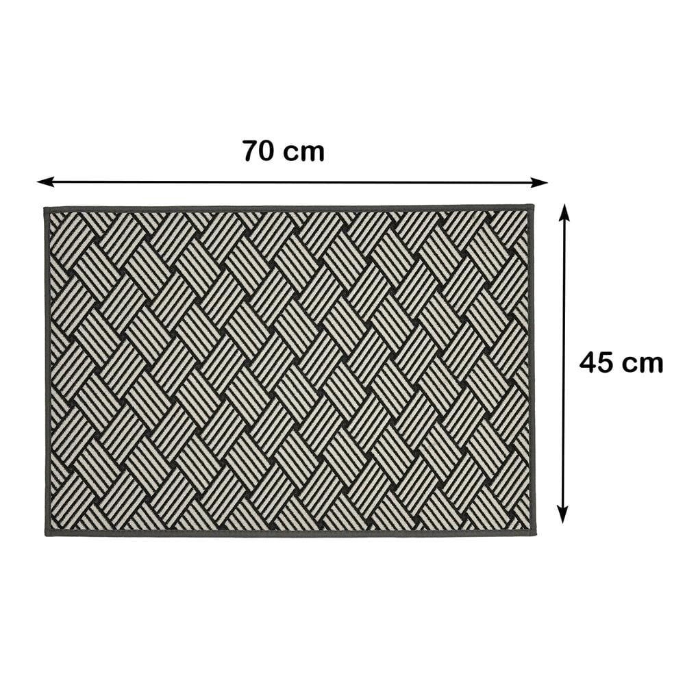 พรม HOME LIVING STYLE HEXTER 45X70ซม. สีเทาเข้ม