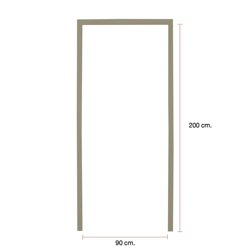 วงกบประตู UPVC MODERNWOOD 90x200 ซม. สีเบจ
