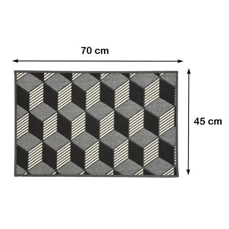 พรม HOME LIVING STYLE BRIXTON 45X70 ซม. สีเทาเข้ม_7