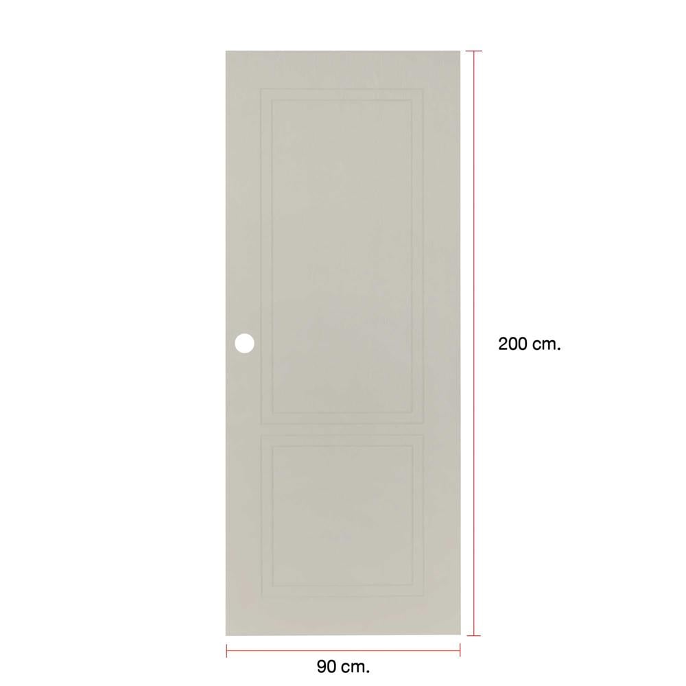 ประตูภายนอก UPVC MODERNWOOD MWN025 90x200 ซม. สีเบจ