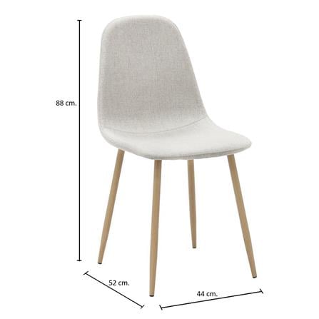 ชุดโต๊ะทานข้าว 4 ที่นั่ง SB FURNITURE BORIM120&LASTA 59062951 สีขาว_7