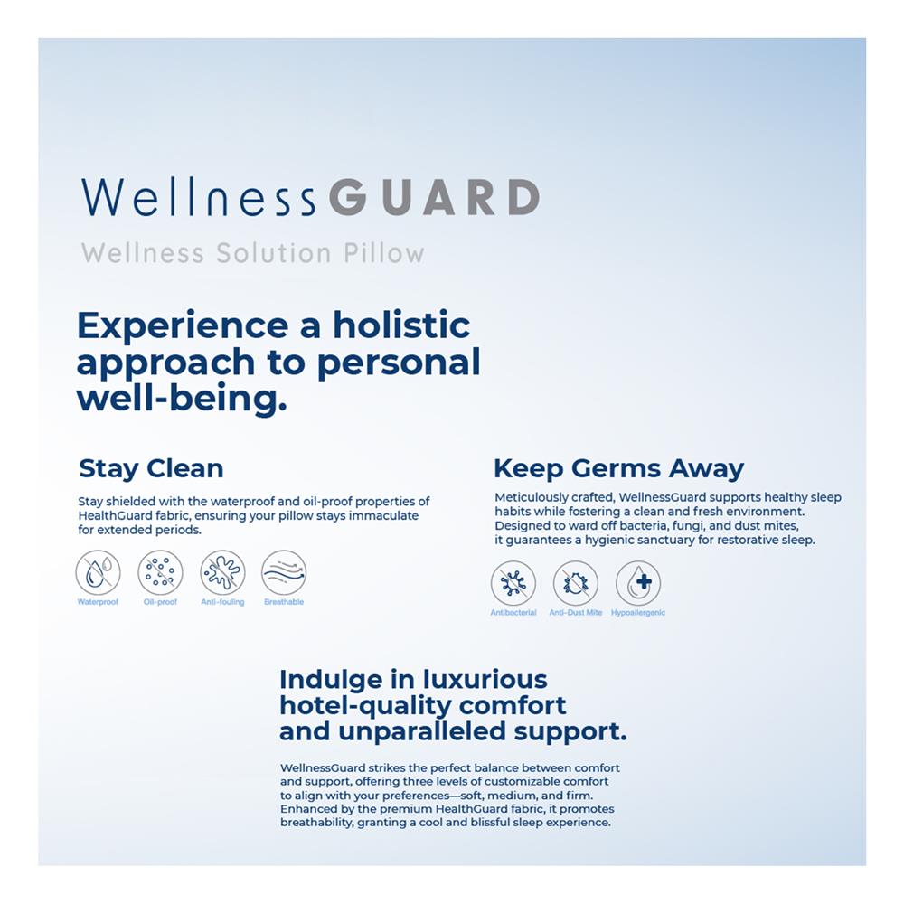 หมอนหนุน FROLINA WELLNESS GUARD S BAG 19x29 นิ้ว สีขาว