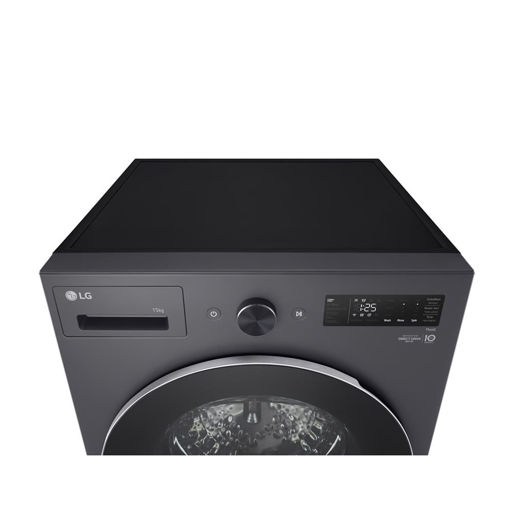 เครื่องซักผ้าฝาหน้า LG F2520SNEG 20 กก. 1100 RPM อินเวอร์เตอร์ สีเทาเข้ม