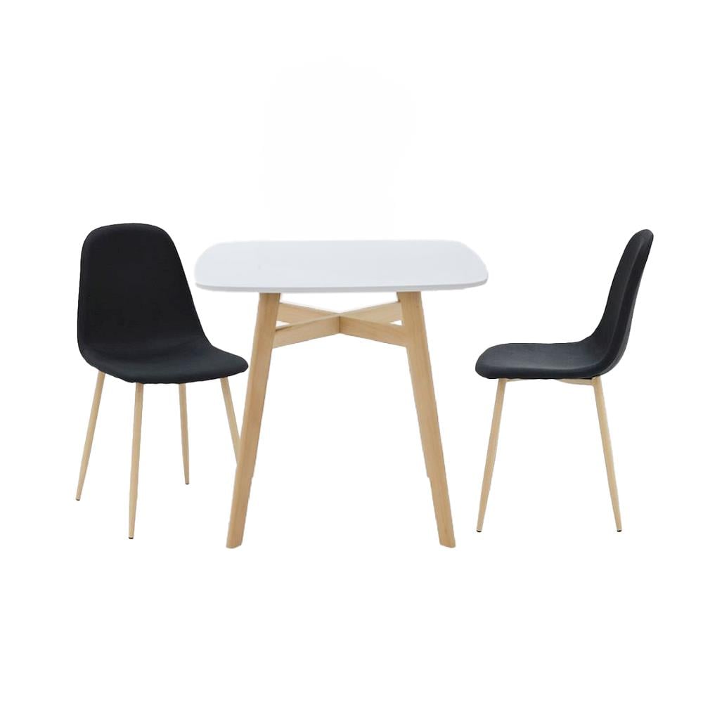 ชุดโต๊ะทานข้าว 2 ที่นั่ง SB FURNITURE JANORA-A80&LASTA 59062967 สีขาว