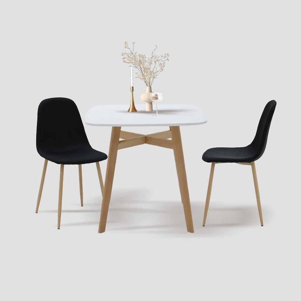 ชุดโต๊ะทานข้าว 2 ที่นั่ง SB FURNITURE JANORA-A80&LASTA 59062967 สีขาว