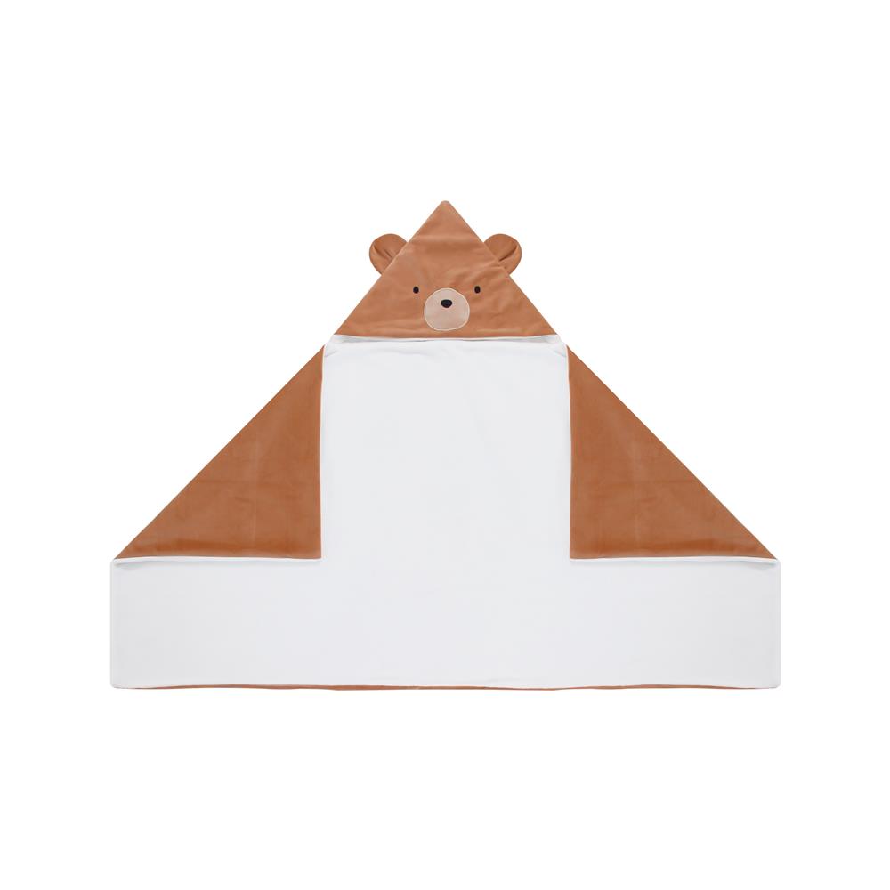 ผ้าขนหนู SNAZZ HOOD LITTLE-B 27x54 นิ้ว สี BROWN