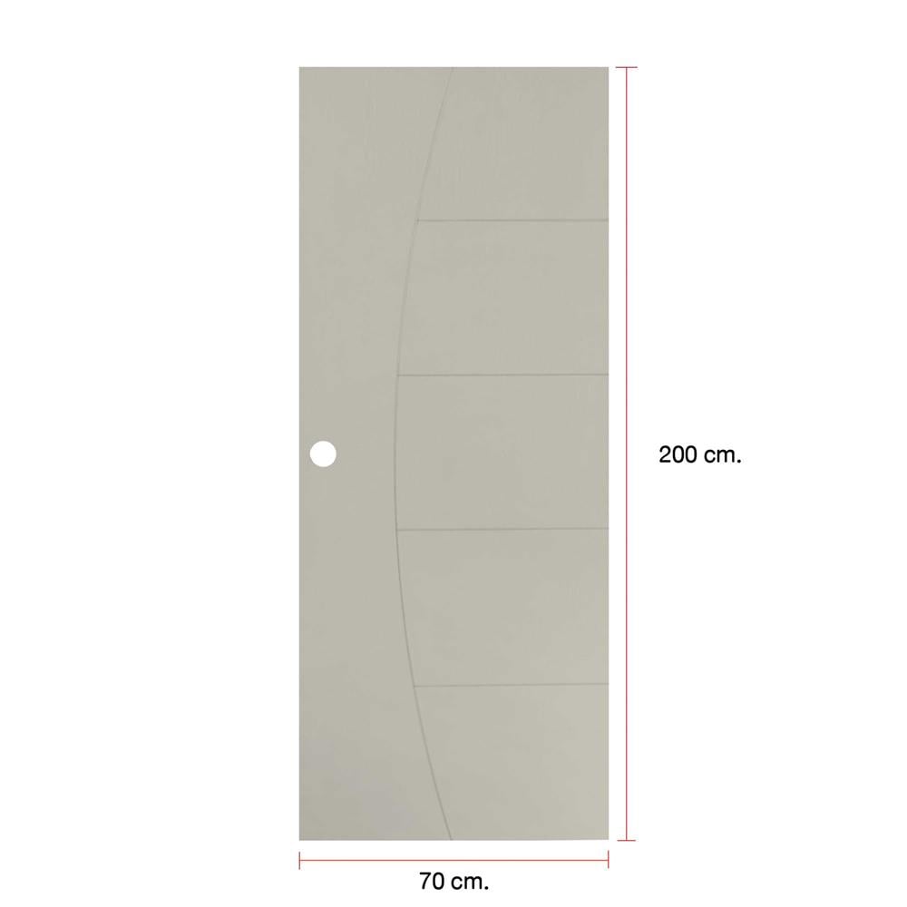 ประตูภายนอก UPVC MODERNWOOD MWN024 70x200 ซม. สีเบจ