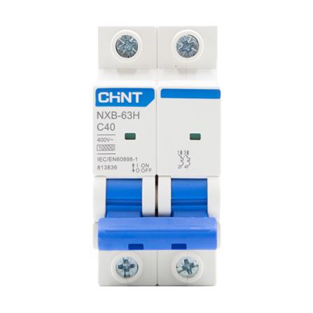เมนเบรกเกอร์กันดูด 40 แอมป์ 2 โพล CHINT NXB-63H_0