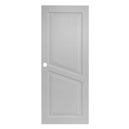 ประตูภายนอก UPVC MODERNWOOD NEO CLASSIC 90x200 ซม. สีเทา_0