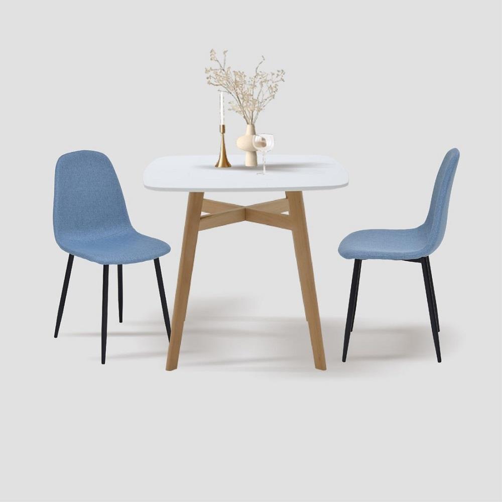 ชุดโต๊ะทานข้าว 2 ที่นั่ง SB FURNITURE JANORA&LALADA 59062976 สีขาว