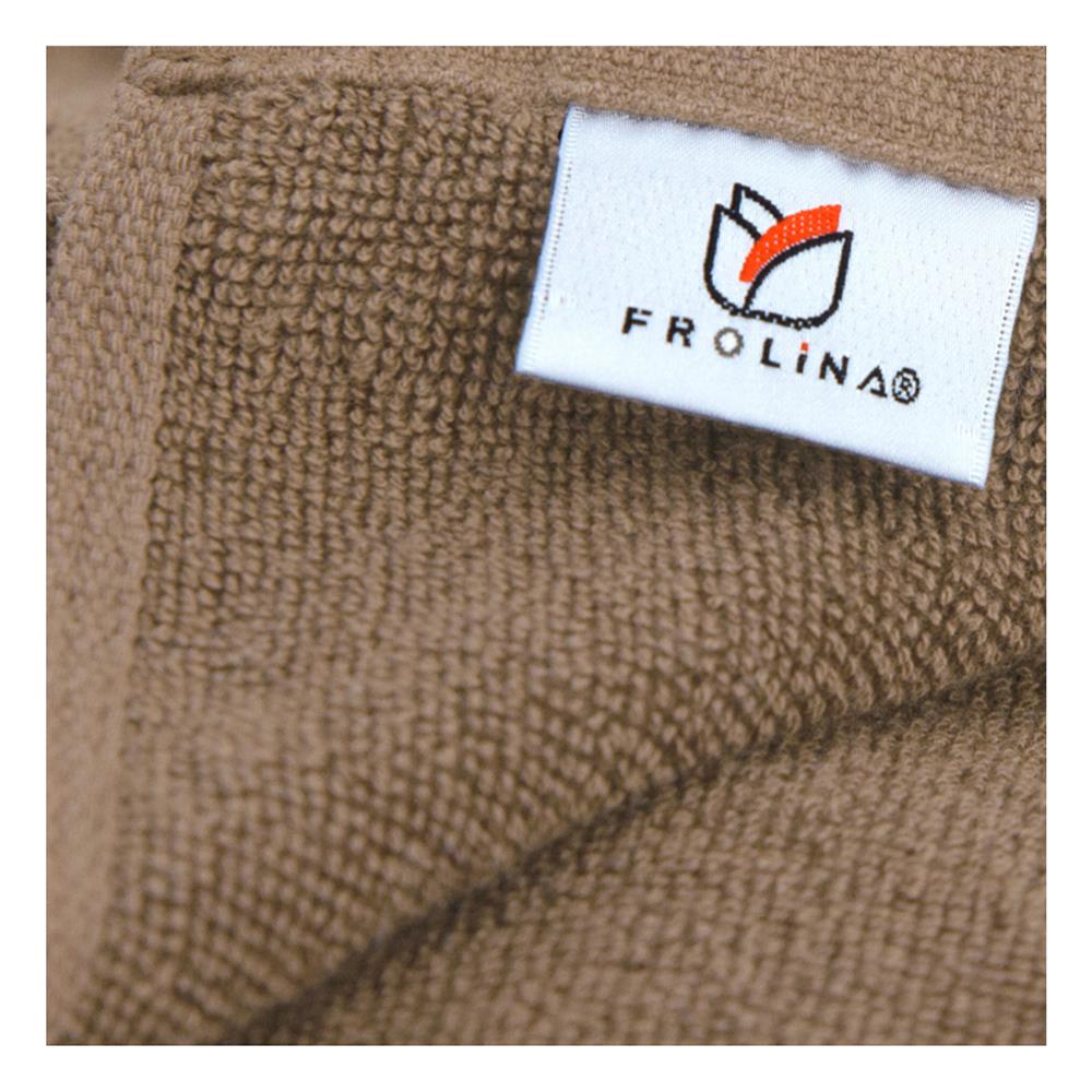 ผ้าขนหนู FROLINA GRACE 30x60 นิ้ว สี BROWN