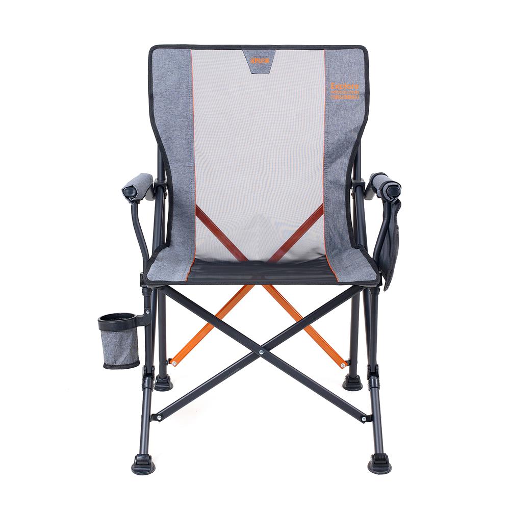 เก้าอี้แคมป์ปิ้ง SPRING XL XPLOR สีเทา