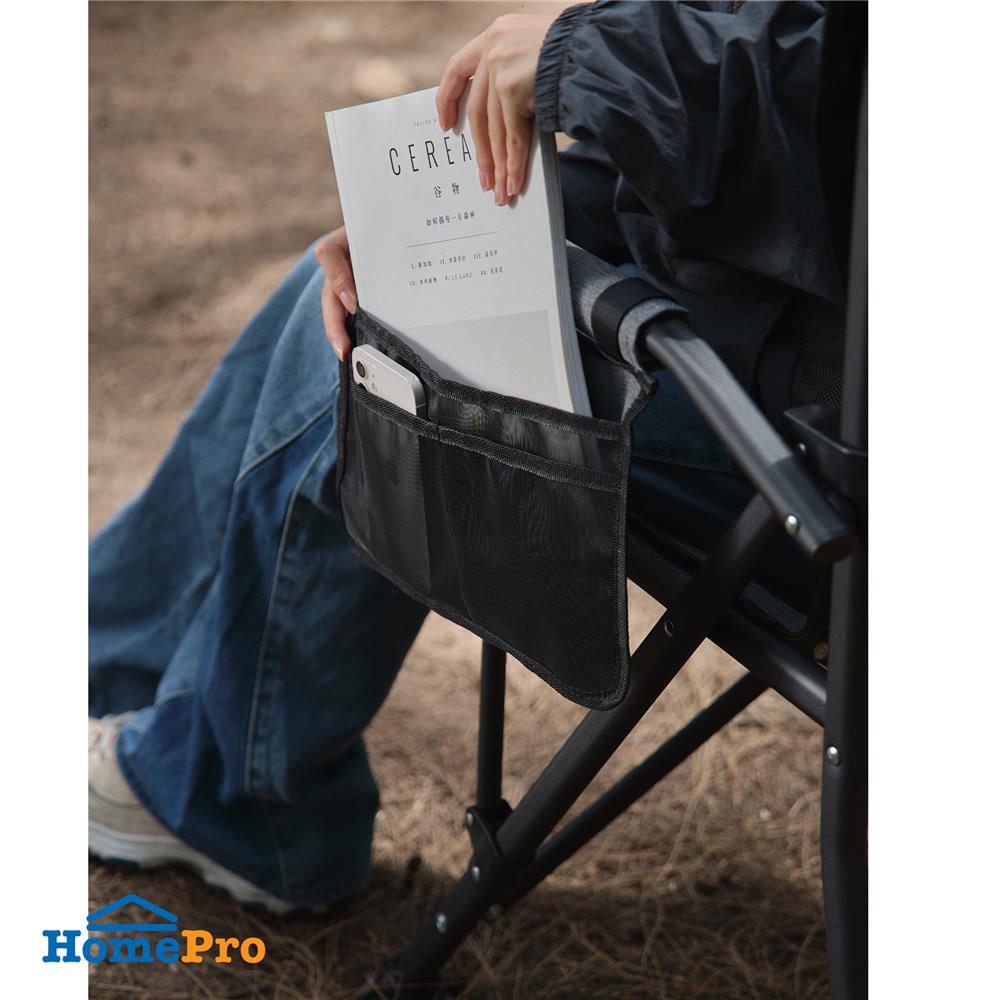 เก้าอี้แคมป์ปิ้ง SPRING XL XPLOR สีเทา