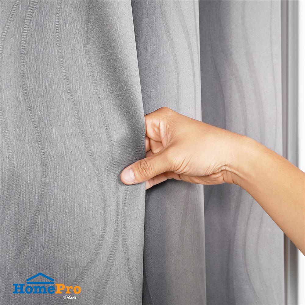 ผ้าม่าน EYELET HOME LIVING STYLE MEET UV 150X220 ซม. สีเทา