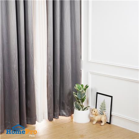 ผ้าม่าน EYELET HOME LIVING STYLE MEET UV 150X220 ซม. สีเทา_4