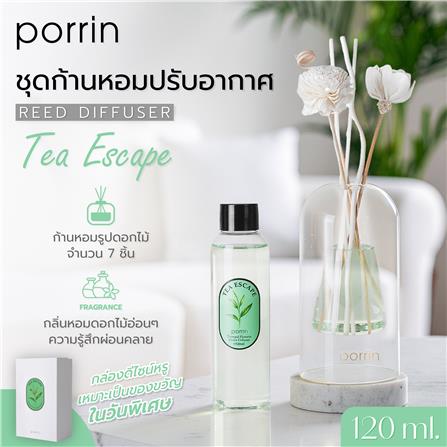 ชุดก้านหอมปรับอากาศ PORRIN 120 มล. TEA ESCAPE_5