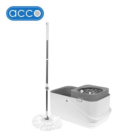 ชุดอุปกรณ์ถังปั่นพรีเมี่ยมพร้อมไม้ม็อบ ACCO A-NAMI สีเทา_1