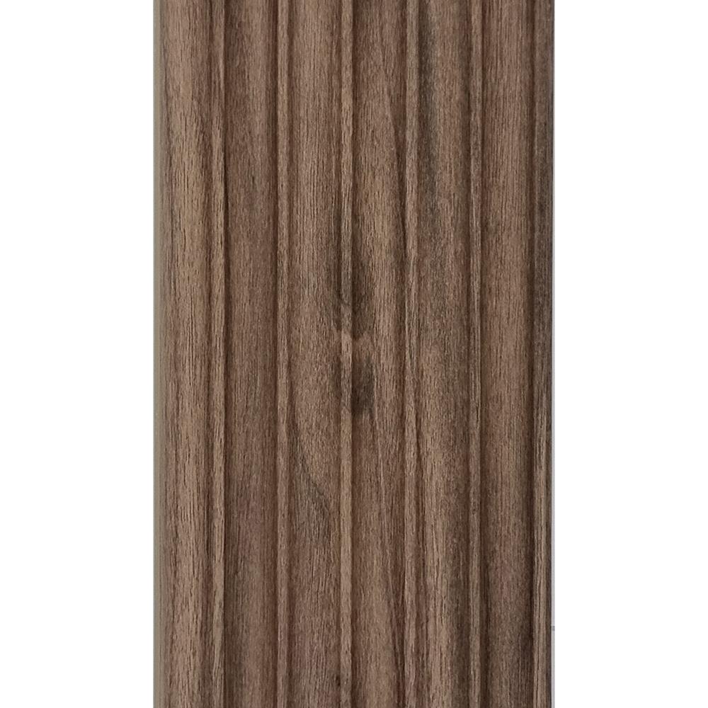 แผ่นผนัง PVC INOVAR FLOOR WPG870A 14.7x1.9x240 ซม. สี ENGLISH WALNUT