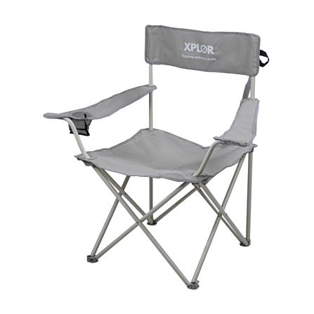 เก้าอี้แคมป์ปิ้ง SPRING XPLOR ไซซ์ L สีเทา_0