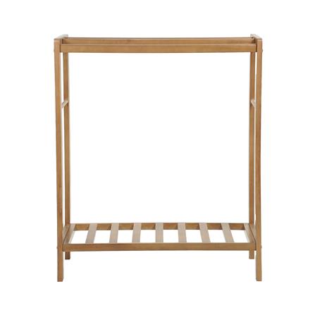 ราวพาดผ้าไม้ยางพารา 4 เส้น PLIM LIVARA 75 ซม. สีมอคค่า_1