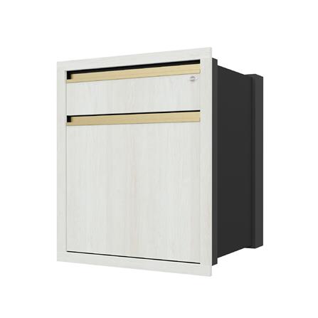 ตู้ลิ้นชัก JUPITER JUVENTAS 57x67 ซม. สี SNOW WOOD_1