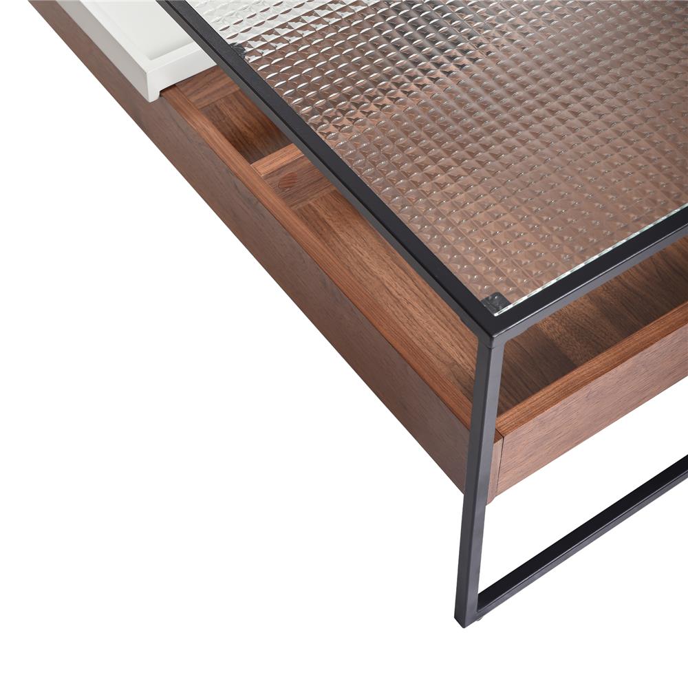 โต๊ะกลาง BENETTA CARELLA 90 ซม. สีน้ำตาล